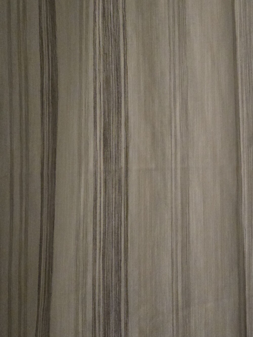 Threshold Striped Curtain Panel in Cream and Gray - Picture 15 of 15